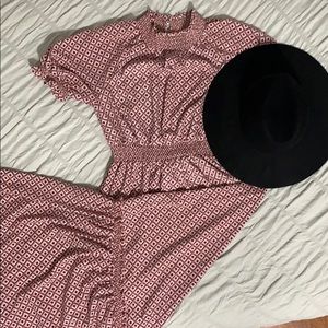 Maxi Dress Geometric Pattern